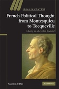 Cover: French Political Thought from Montesquieu to Tocqueville - Cambridge University Press