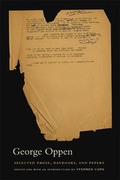 Cover: Selected Prose, Daybooks, and Papers - University of California Press