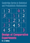 Cover: Design of Comparative Experiments - Cambridge University Press