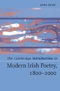 Cover: The Cambridge Introduction to Modern Irish Poetry, 1800-2000 - Cambridge University Press