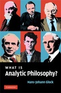 Cover: What is Analytic Philosophy? - Cambridge University Press