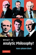 Cover: What is Analytic Philosophy? - Cambridge University Press