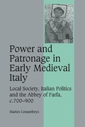 Cover: Power and Patronage in Early Medieval Italy - Cambridge University Press