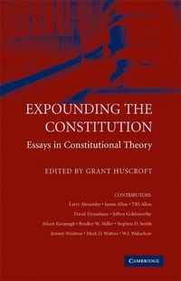 Enlarge image Cover: Expounding the Constitution - Cambridge University Press