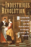 Cover: The Industrious Revolution - Cambridge University Press