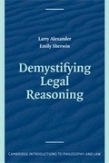 Cover: Demystifying Legal Reasoning - Cambridge University Press