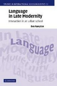 Enlarge image Cover: Language in Late Modernity - Cambridge University Press