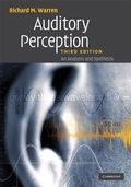 Cover: Auditory Perception - Cambridge University Press