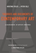 Cover: Theories and Documents of Contemporary Art - University of California Press