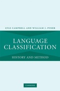 Cover: Language Classification - Cambridge University Press