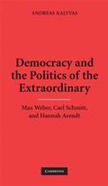 Cover: Democracy and the Politics of the Extraordinary - Cambridge University Press