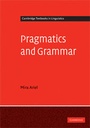 Cover: Pragmatics and Grammar - Cambridge University Press
