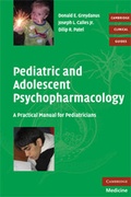 Cover: Pediatric and Adolescent Psychopharmacology - Cambridge University Press