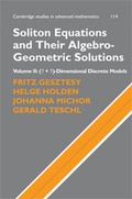 Cover: Soliton Equations and Their Algebro-Geometric Solutions: Volume 2, (1+1)-Dimensional Discrete Models - Cambridge University Press