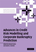 Cover: Advances in Credit Risk Modelling and Corporate Bankruptcy Prediction - Cambridge University Press