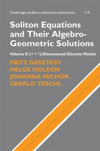 Abbildung von: Soliton Equations and Their Algebro-Geometric Solutions: Volume 2, (1+1)-Dimensional Discrete Models - Cambridge University Press