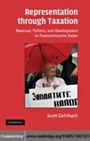 Cover: Representation through Taxation - Cambridge University Press