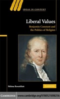 Cover: Liberal Values - Cambridge University Press
