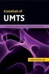 Enlarge image Cover: Essentials of UMTS - Cambridge University Press