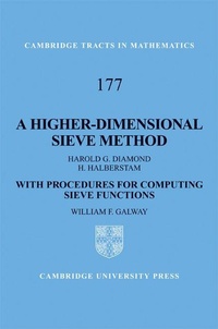 Enlarge image Cover: A Higher-Dimensional Sieve Method - Cambridge University Press