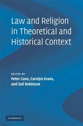 Cover: Law and Religion in Theoretical and Historical Context - Cambridge University Press