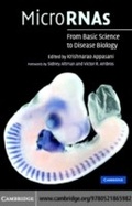 Cover: MicroRNAs - Cambridge University Press