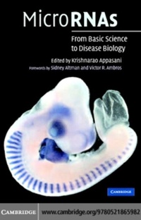Enlarge image Cover: MicroRNAs - Cambridge University Press