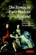 Cover: The Family in Early Modern England - Cambridge University Press