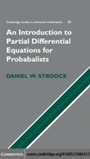 Cover: Partial Differential Equations for Probabilists - Cambridge University Press