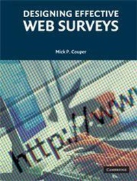 Enlarge image Cover: Designing Effective Web Surveys - Cambridge University Press