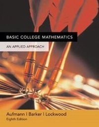 Enlarge image Cover: Basic College Mathematics - Brooks/Cole
