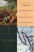 Cover: Heath Anthology of American Literature: v. A - Houghton Mifflin