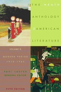 Cover: Heath Anthology of American Literature: v. D - Houghton Mifflin