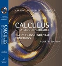 Enlarge image Cover: Calculus of a Single Variable - Houghton Mifflin