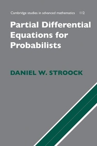 Enlarge image Cover: Partial Differential Equations for Probabilists - Cambridge University Press