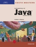 Cover: Fundamentals of Java - Course Technology Inc