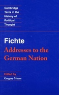 Cover: Fichte: Addresses to the German Nation - Cambridge University Press