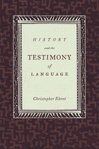 Enlarge image Cover: History and the Testimony of Language - University of California Press