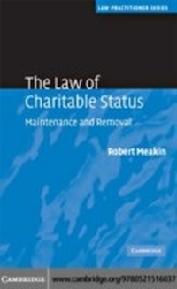 Abbildung von: The Law of Charitable Status - Cambridge University Press