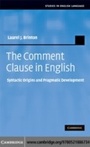 Cover: The Comment Clause in English - Cambridge University Press