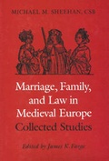 Cover: Marriage, Family and Law in Medieval Europe - University of Wales Press