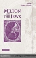 Cover: Milton and the Jews - Cambridge University Press
