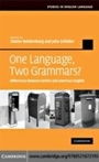 Cover: One Language, Two Grammars? - Cambridge University Press