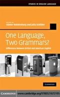 Cover: One Language, Two Grammars? - Cambridge University Press