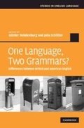 Cover: One Language, Two Grammars? - Cambridge University Press