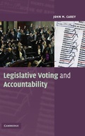 Cover: Legislative Voting and Accountability - Cambridge University Press