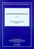Cover: CECA Form of Sub-contract - Thomas Telford Ltd