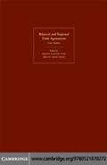 Cover: Bilateral and Regional Trade Agreements - Cambridge University Press