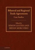 Cover: Bilateral and Regional Trade Agreements - Cambridge University Press