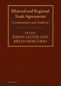 Cover: Bilateral and Regional Trade Agreements - Cambridge University Press